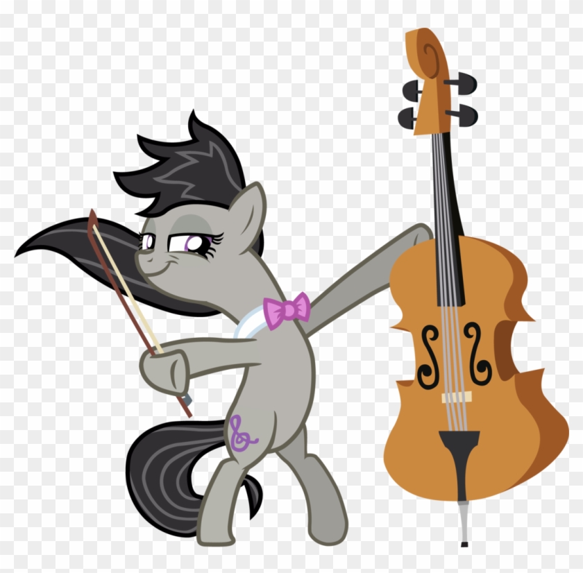 Cello Vector Transparent Background - Octavia Mlp Vector Clipart