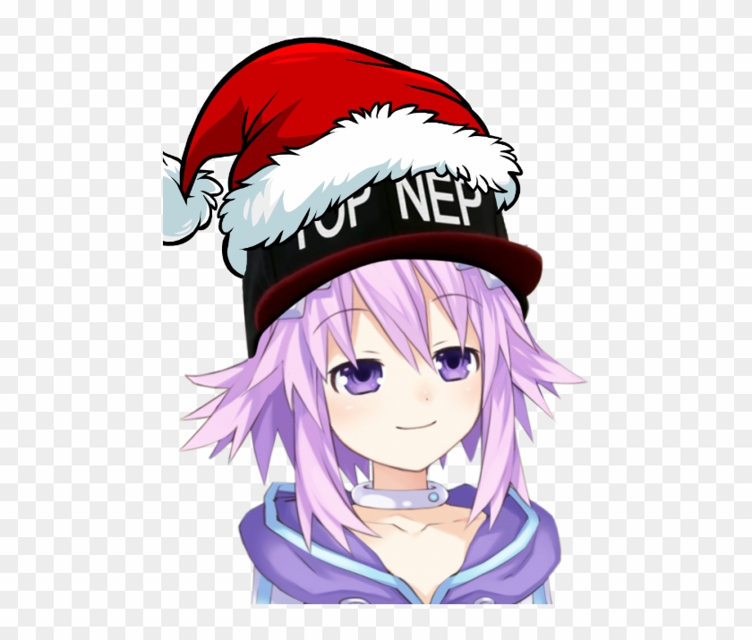 Smug Anime Girl Png Transparent Background - Hyperdimension Neptunia Neptune Hat Clipart