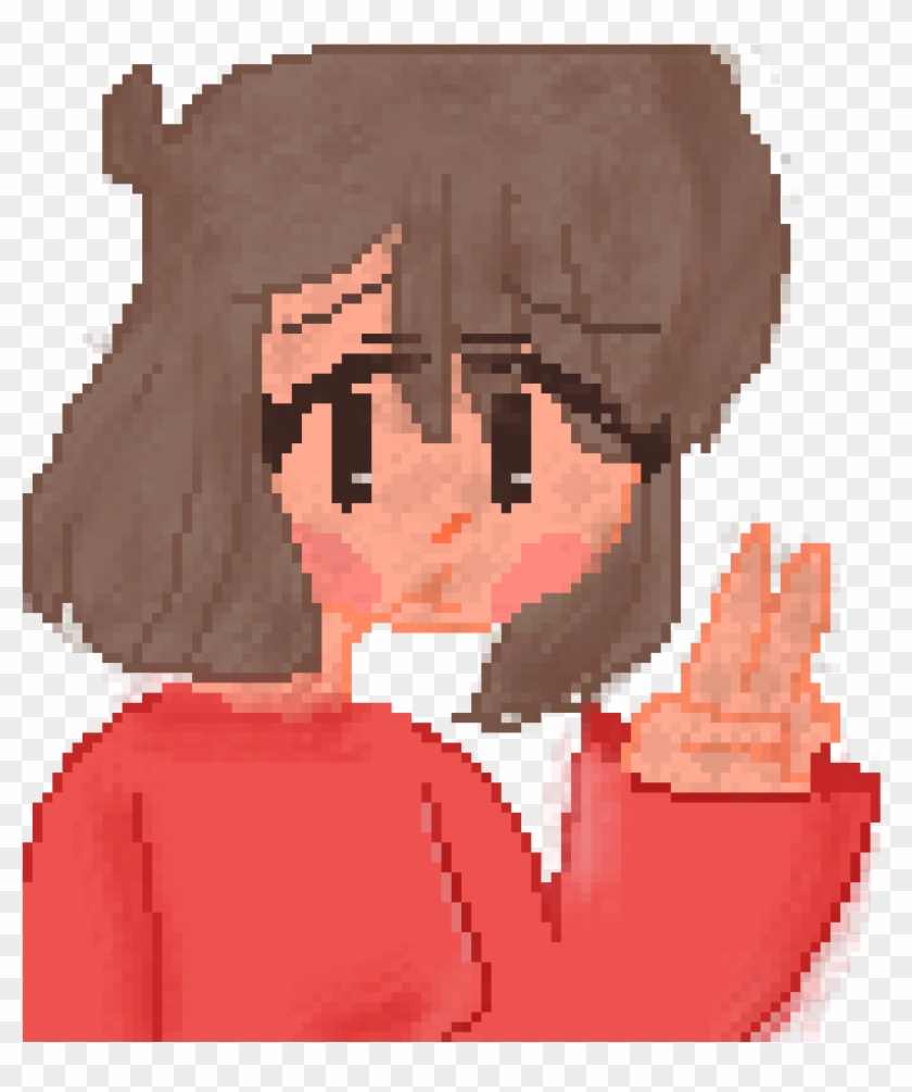 Cute Anime Girl - Illustration Clipart