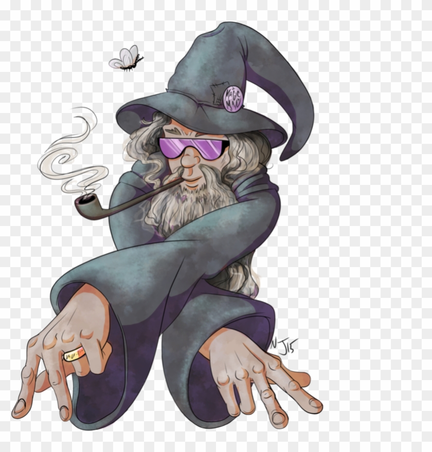 Gandalf Transparent Animated - Gandalf Funny Fan Art Clipart