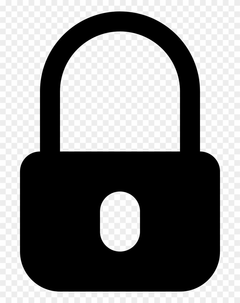 Svg Icon Free Download Transparent Background - Black Lock Png Clipart