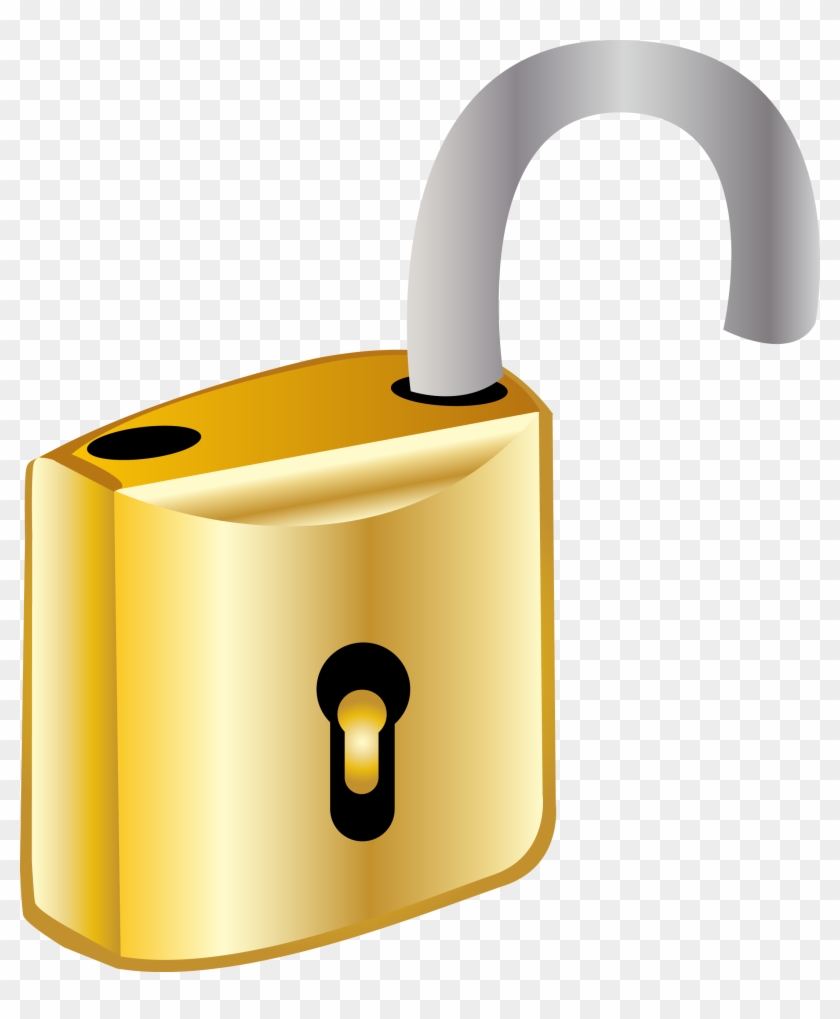 Chains Vector Padlock - Security Clipart