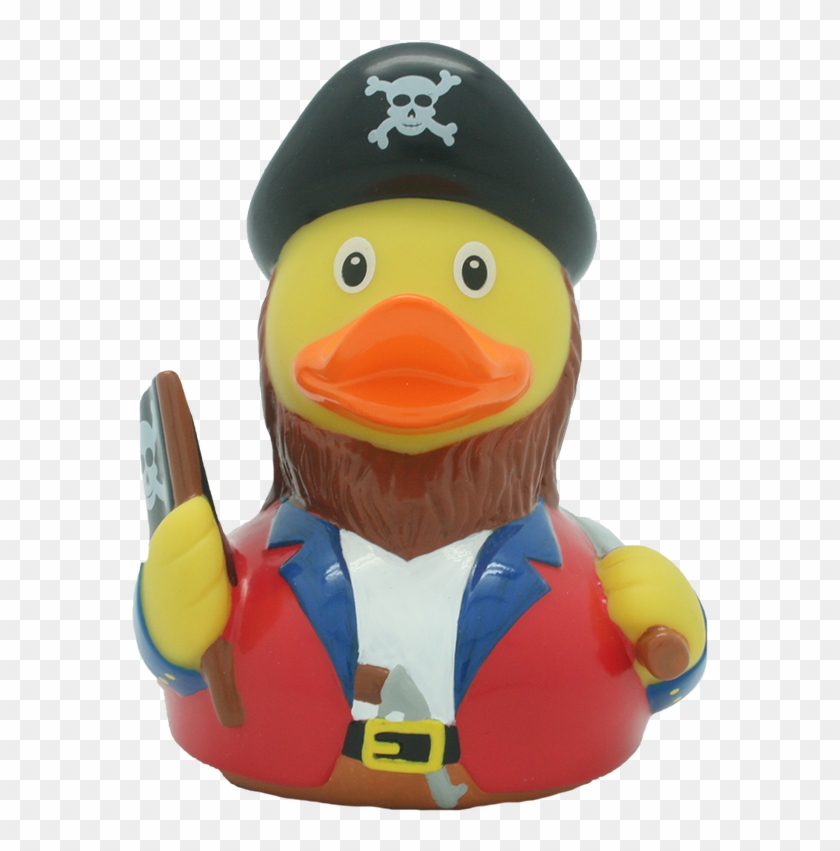Pirate Red Rubber Duck - Piraten Ente Clipart