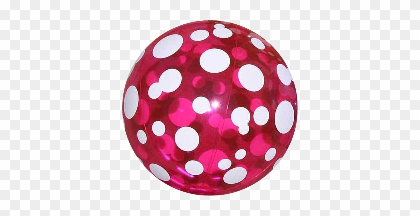 #ball #dots #beachball #circle #aethestic - Polka Dot Beach Ball Clipart #2688530