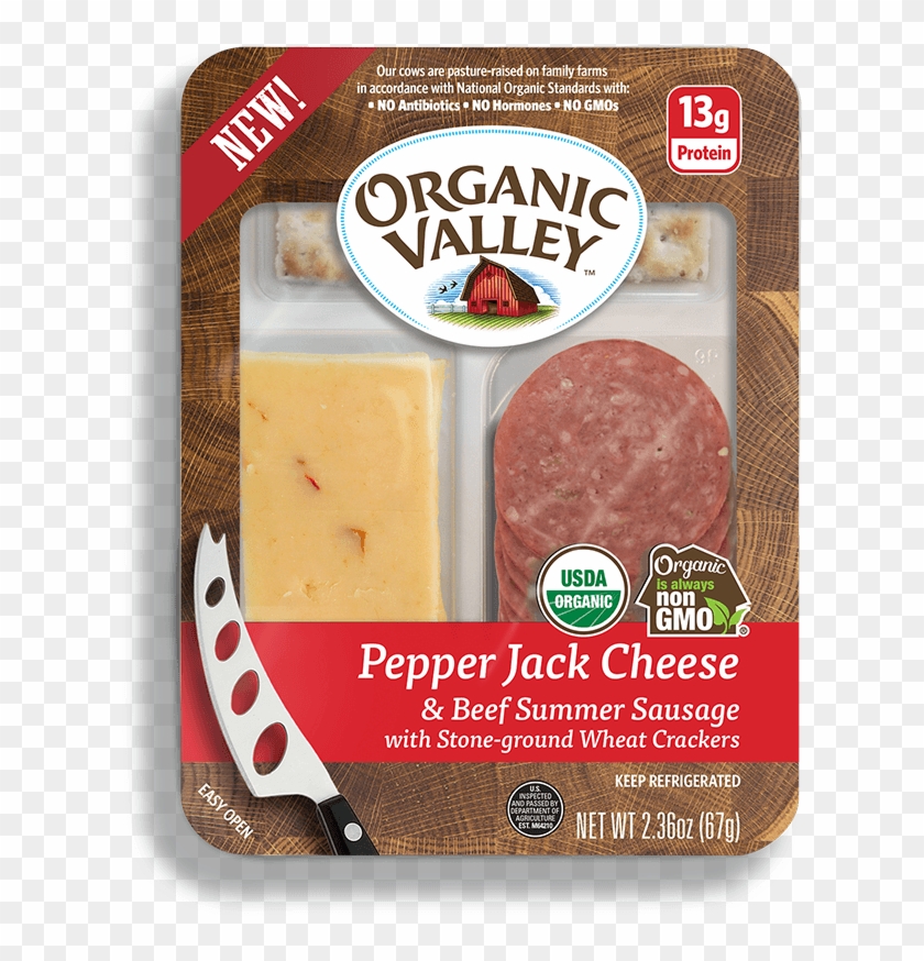 Pepper Jack & Original Summer Sausage Snack - Organic Valley Snack Kit Clipart #2688776