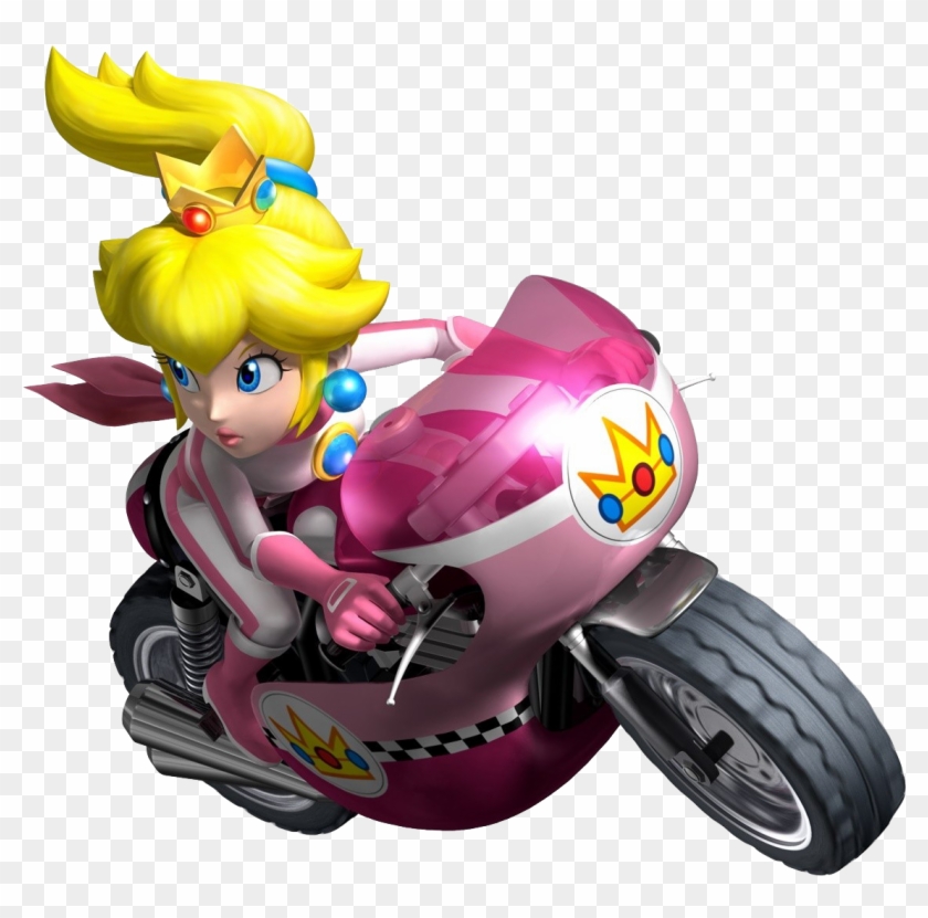 Randome Clipart Mario Kart - Mario Kart Wii Peach Bike - Png Download #2688894