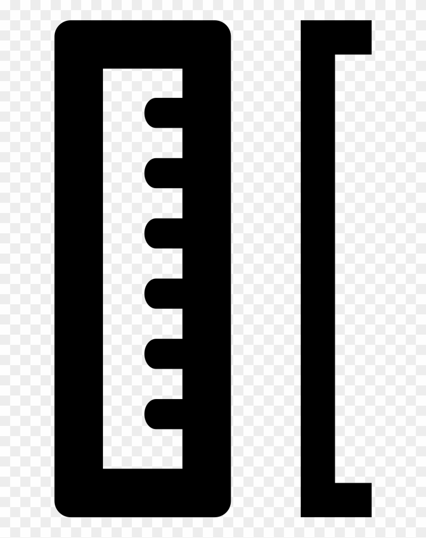 Distance Png Icon - Monochrome Clipart