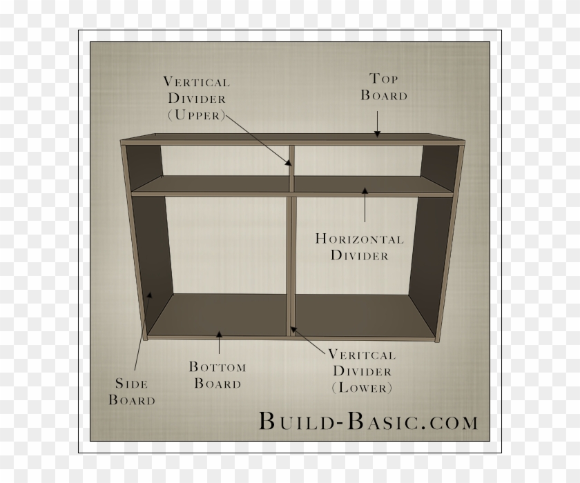 Build A Diy Sidaeboard Cabinet - Cabinet With Dividers Plans Clipart #2689490