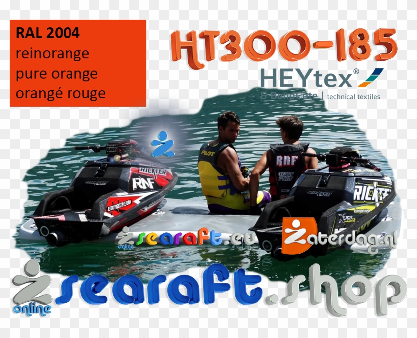 Ht300 185 Orange Nautic Yacht Boat Water Work Marine - Inflatable Clipart #2689943