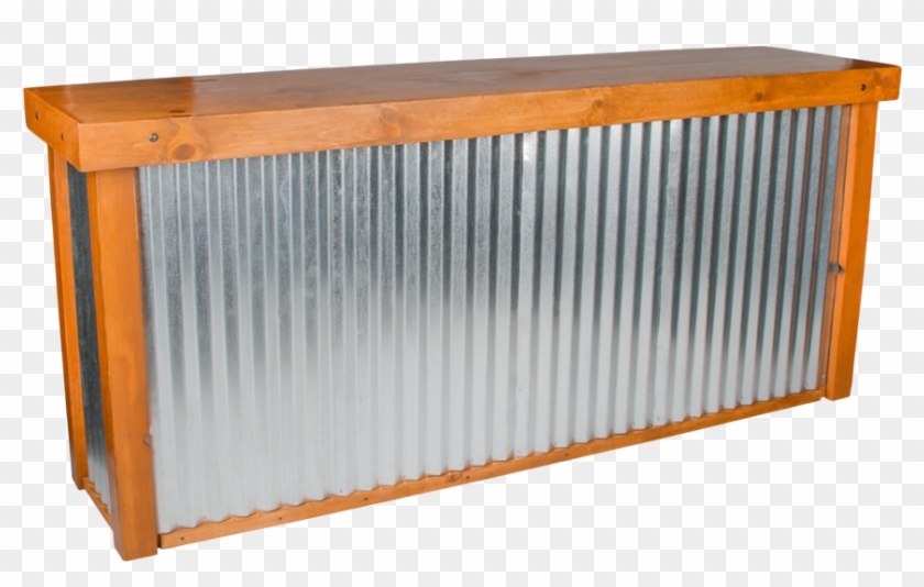Calistoga Corrugated Metal Bar - Corrugated Metal Bar Clipart