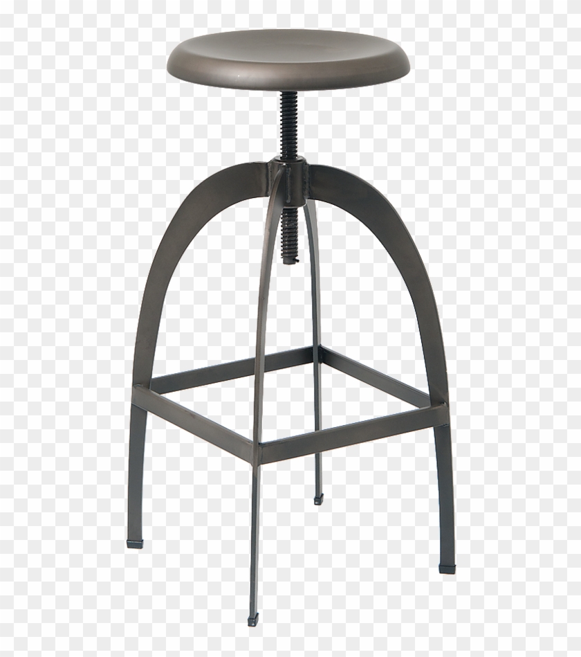 Indoor Industrial Steel Bar Stool With Archway Legs - Bar Stool Clipart #2690390