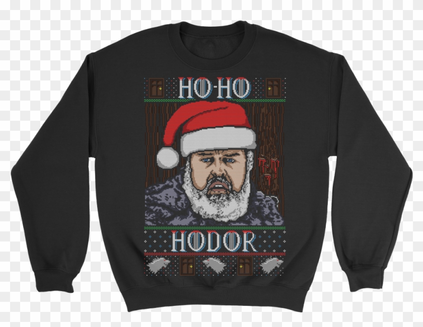 Ho Ho Hodor Holiday Sweater - Ho Ho Hodor Clipart