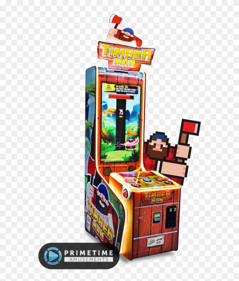 Timber Mancabinet - Timberman Arcade Clipart