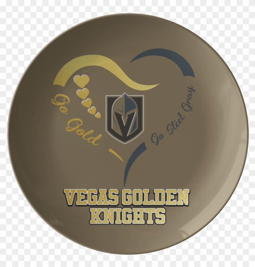 Vegas Golden Knights Plate - Circle Clipart #2691063
