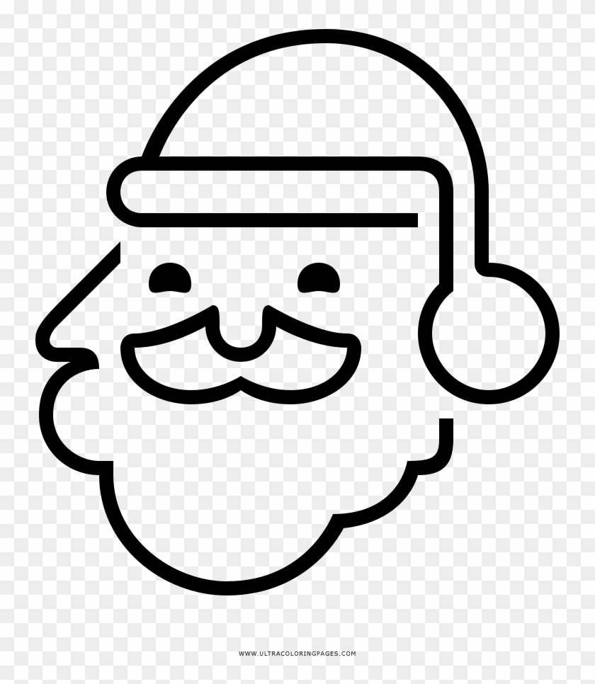 Santa Claus Coloring Page Clipart #2691419