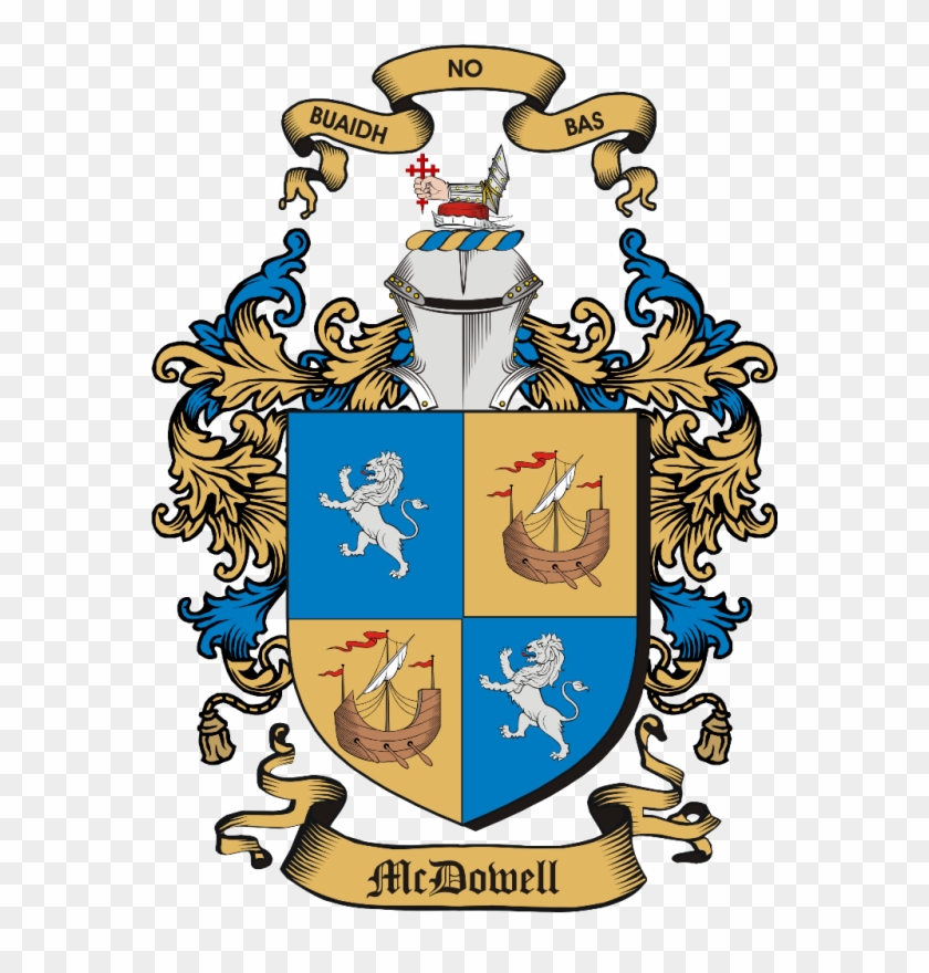 Mcdowell Family Coat Of Arms - Mcdowell Family Crest Ireland Clipart