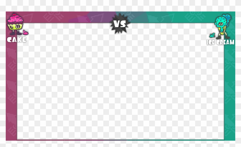 Imagei Tried To Make A Splatfest Stream Overlay For - Overlays Streaming Clipart #2692158