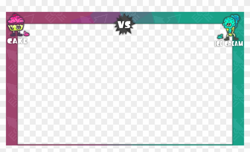 Imagei Tried To Make A Splatfest Stream Overlay For - Overlays Streaming Clipart