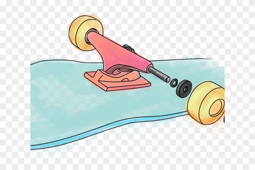 Skateboarding Clipart Skateboard Wheel - Skateboard Bearings And Wheels - Png Download #2692484