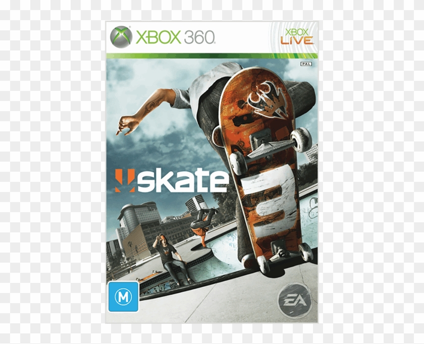 Skate 3 Png - Xbox 360 Games Eb Games Clipart