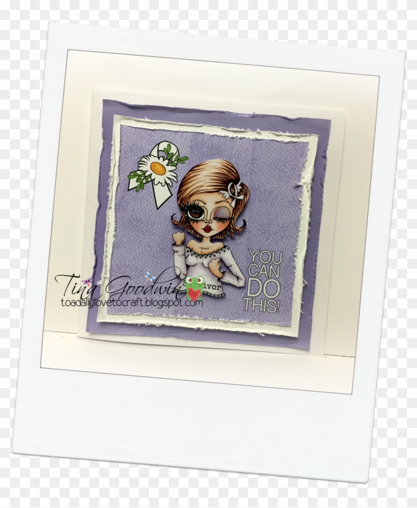 This Card Is Featuring A Stamp From Ady Almanza's Etsy - Picture Frame Clipart
