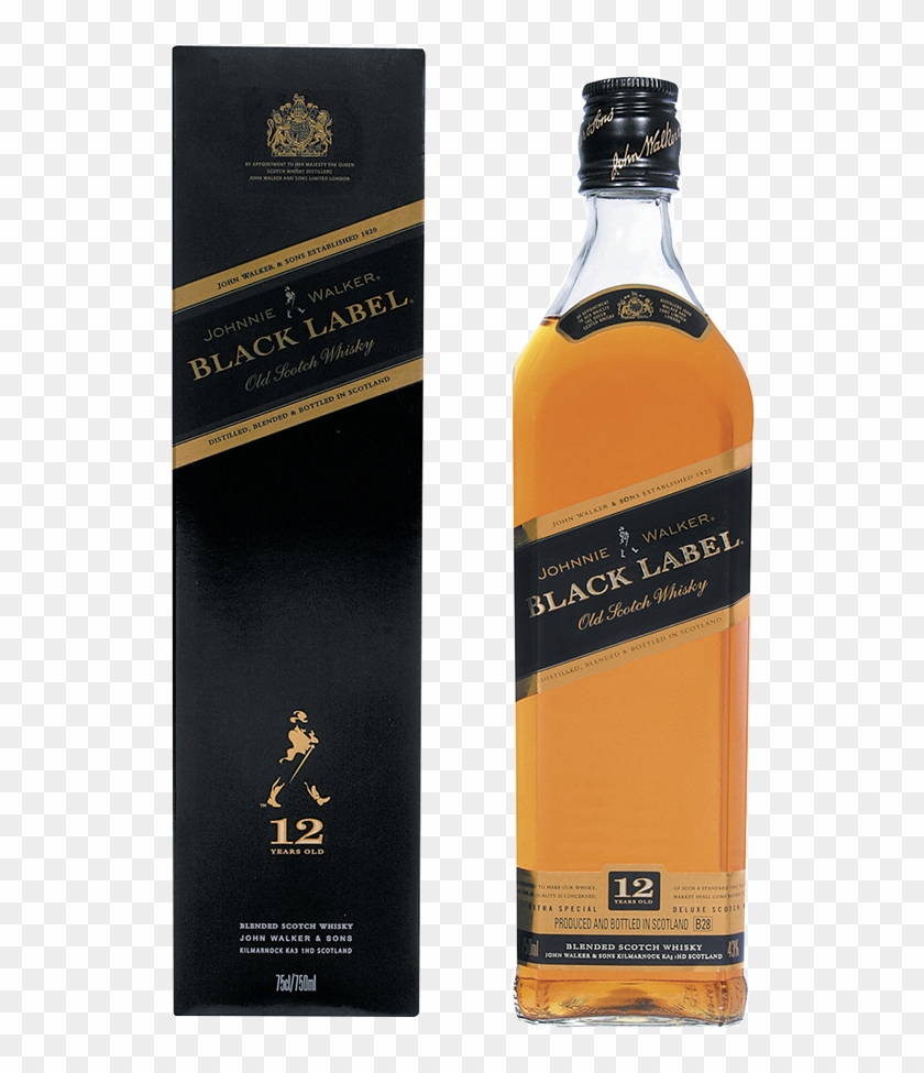 Johnnie Walker Black Label 12 Year Scotch Whisky - Johnnie Walker Black Label 2016 Clipart #2692594