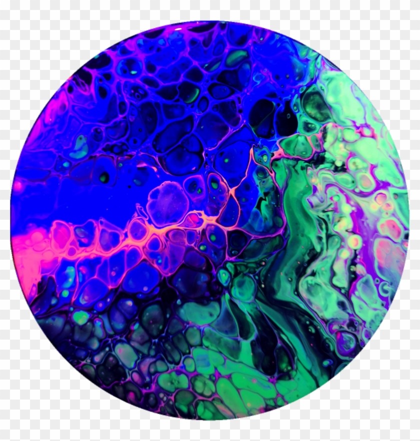 Wormhole, Me, Acryllic Pour, - Circle Clipart #2692705