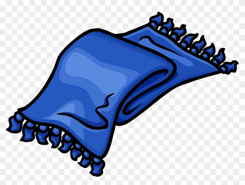 Blue Scarf Clip Art - Png Download