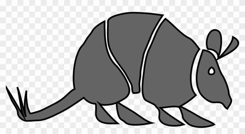 Armadillo Nocturnal Mamal Png Image - Dead Armadillo Clip Art Transparent Png #2692958