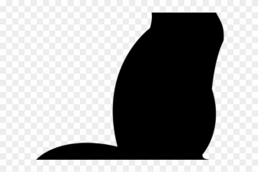 Shadows Clipart Cat - Silhouette - Png Download