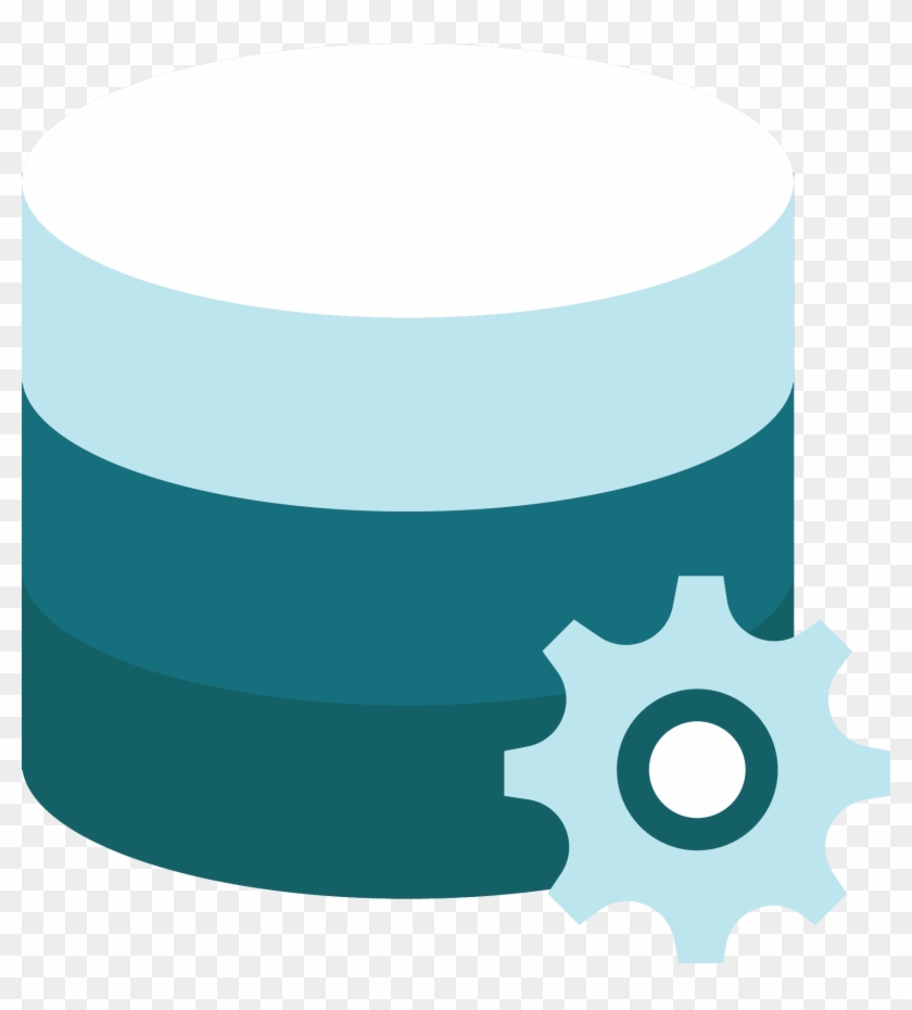 Database Icon - Circle Clipart