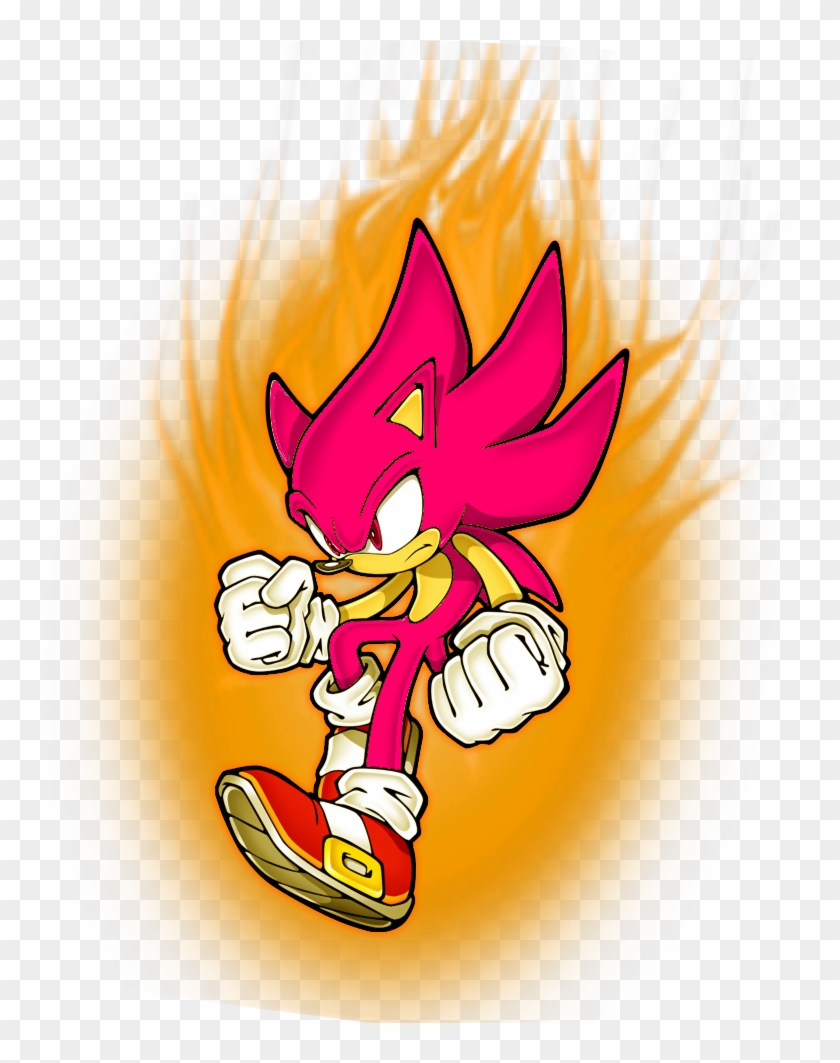 Super Sonic Saiyan God Inspired From Goku Of Dragon - Super Sonic The Hedgehog Clipart