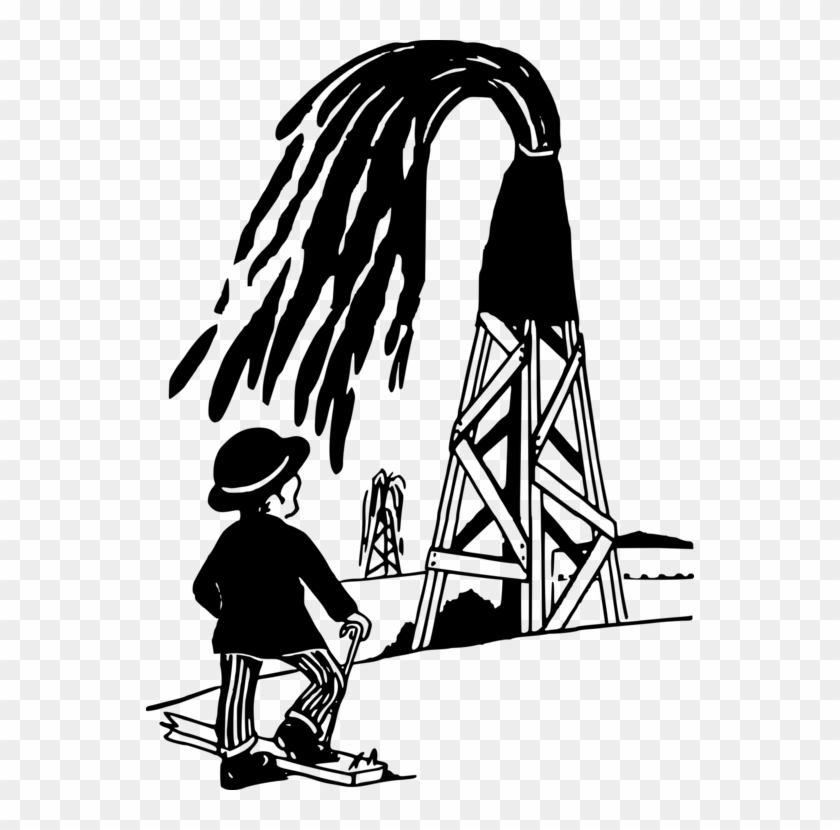 Oil Well Petroleum Blowout Oil Platform Oil Field - Oil Well Clipart