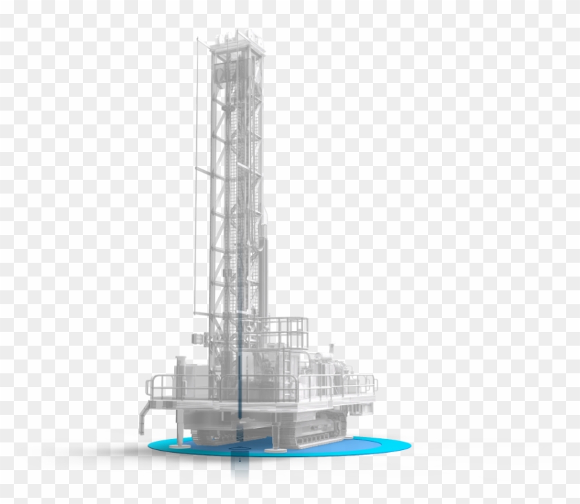 Drills Are Guided To Hole Coordinates Within The Drill - Tower Clipart