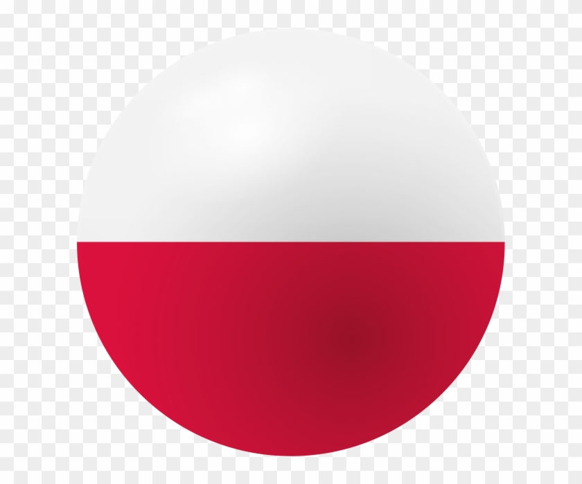Poland Flag Icon - Circle Clipart #2694159