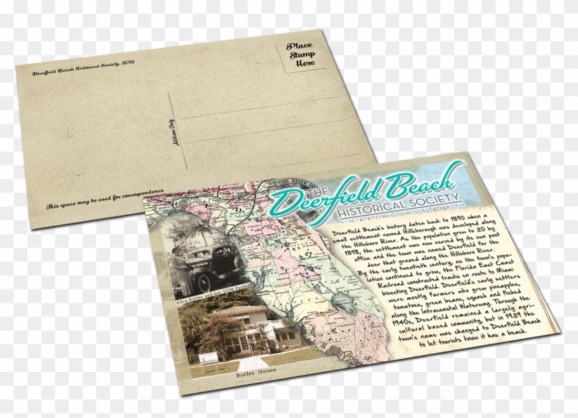 Deerfield Beach Historical Society - Newsprint Clipart