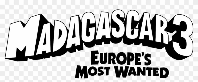 Madagascar 3 Europe's Most Wanted Logo Clipart #2694306