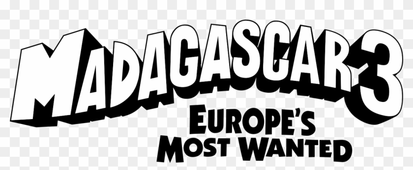 Madagascar 3 Europe's Most Wanted Logo Clipart