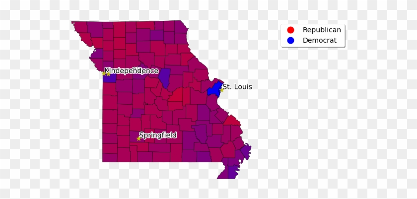 Missouri Voters Will Have A Lot To Say This November - State Of Missouri Outline Clipart