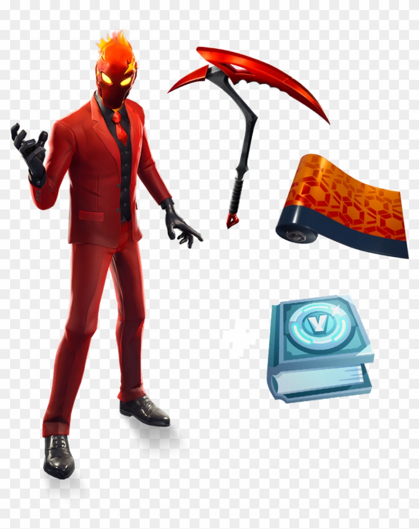30 Leaked Cosmetics Skins, Pickaxes, Back Bling, Gliders, - Pack Inferno Fortnite Clipart #2695203