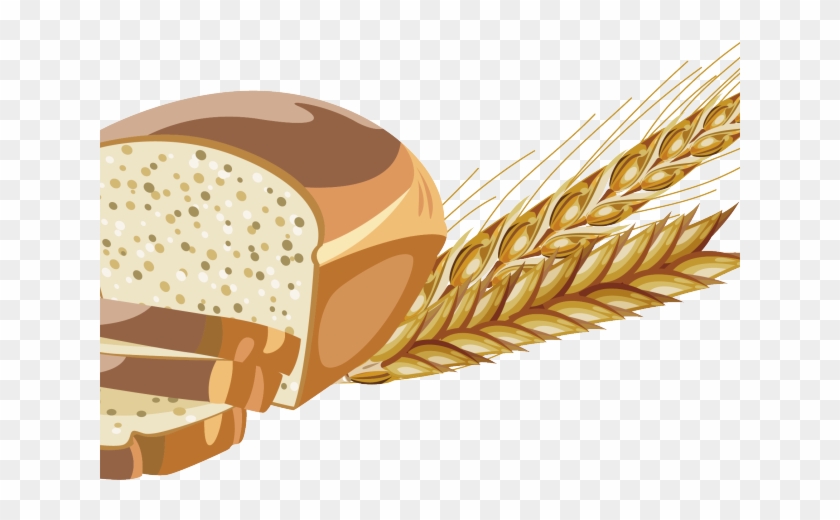 Grains Clipart Wheat Flour - Whole Grain Bread Clipart - Png Download