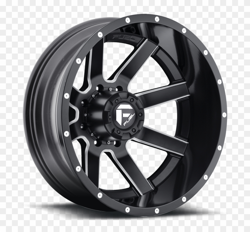 22in Wheels And Tires Png - Fuel Maverick D262 Dually Wheels Clipart #2696215