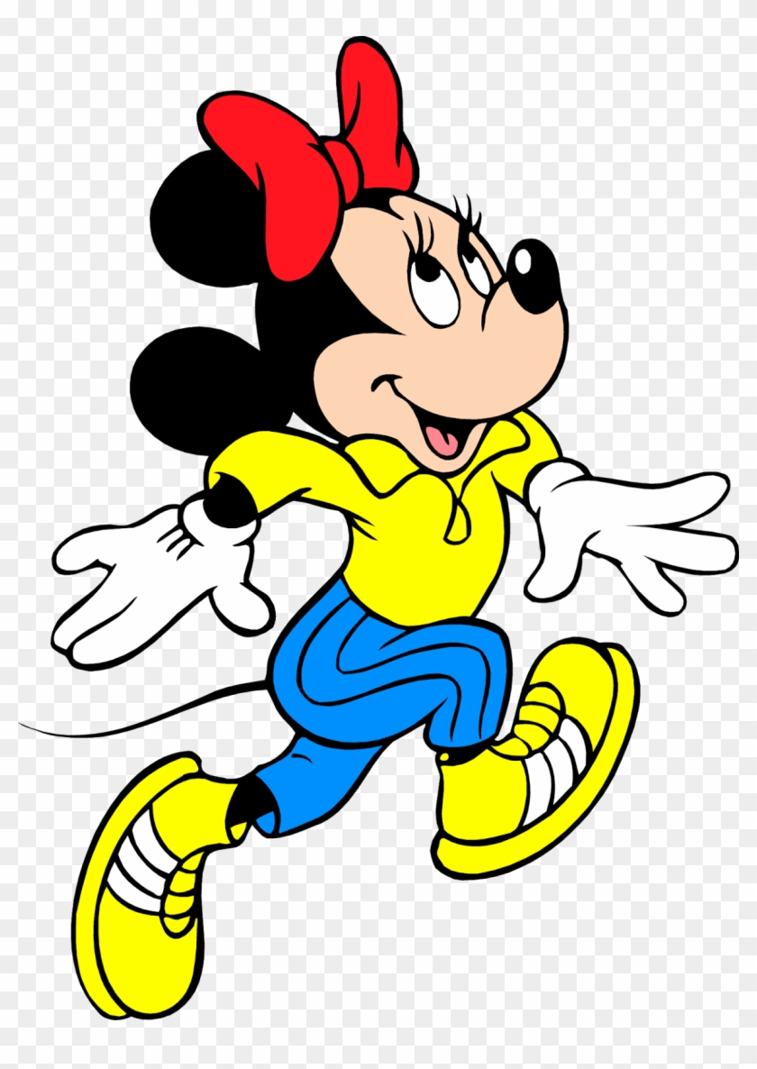 Com O Fundo Transparente - Mickey And Minnie Running Clipart