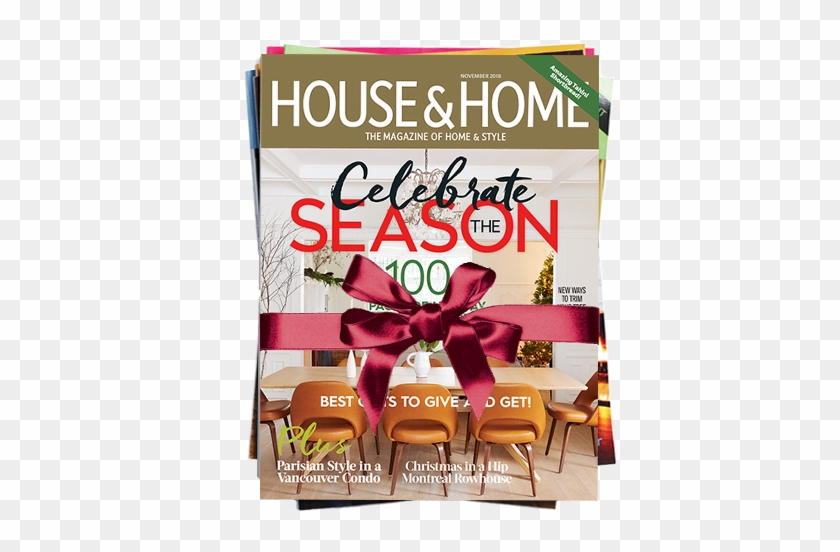 See How Hgtv Stars Chip & Joanna Gaines Decorate For - House And Home Magazine Clipart #2697468