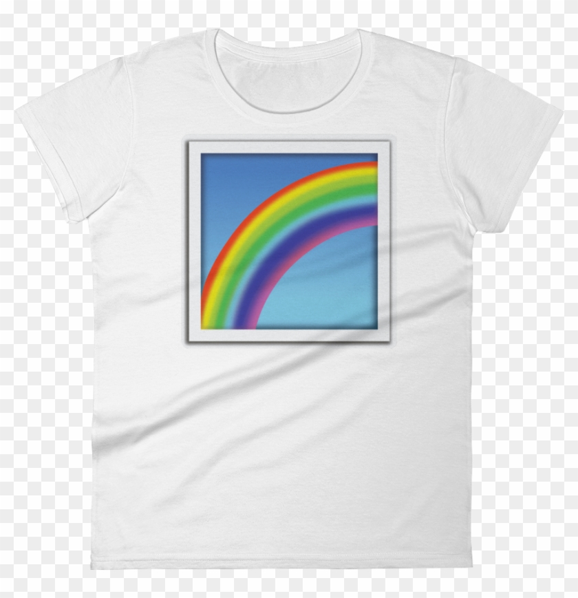 Women's Emoji T-shirt - Rainbow Clipart