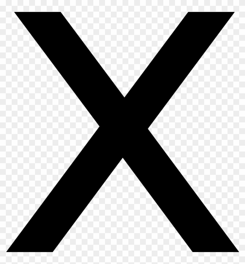 Clipart The Letter X - Png Download