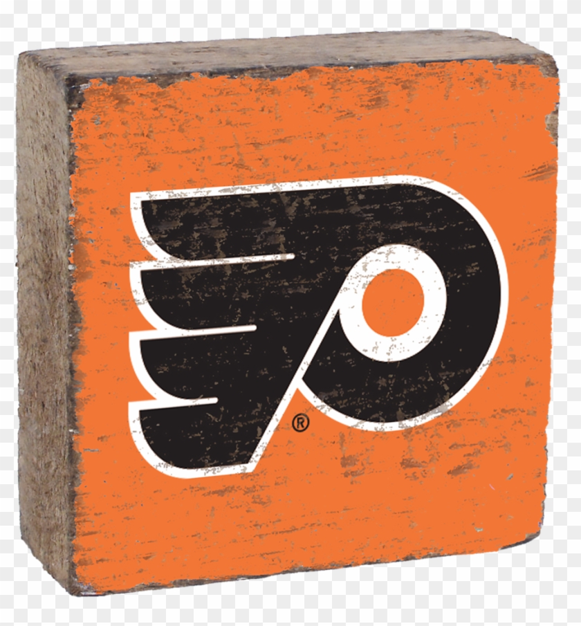 Philadelphia Flyers Rustic Block Clipart