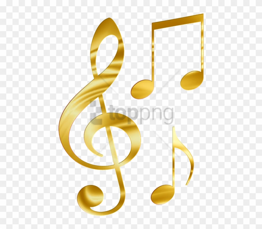 Free Png Colorful Music Note Png Png Image With Transparent - Gold Music Notes Png Clipart #2699108
