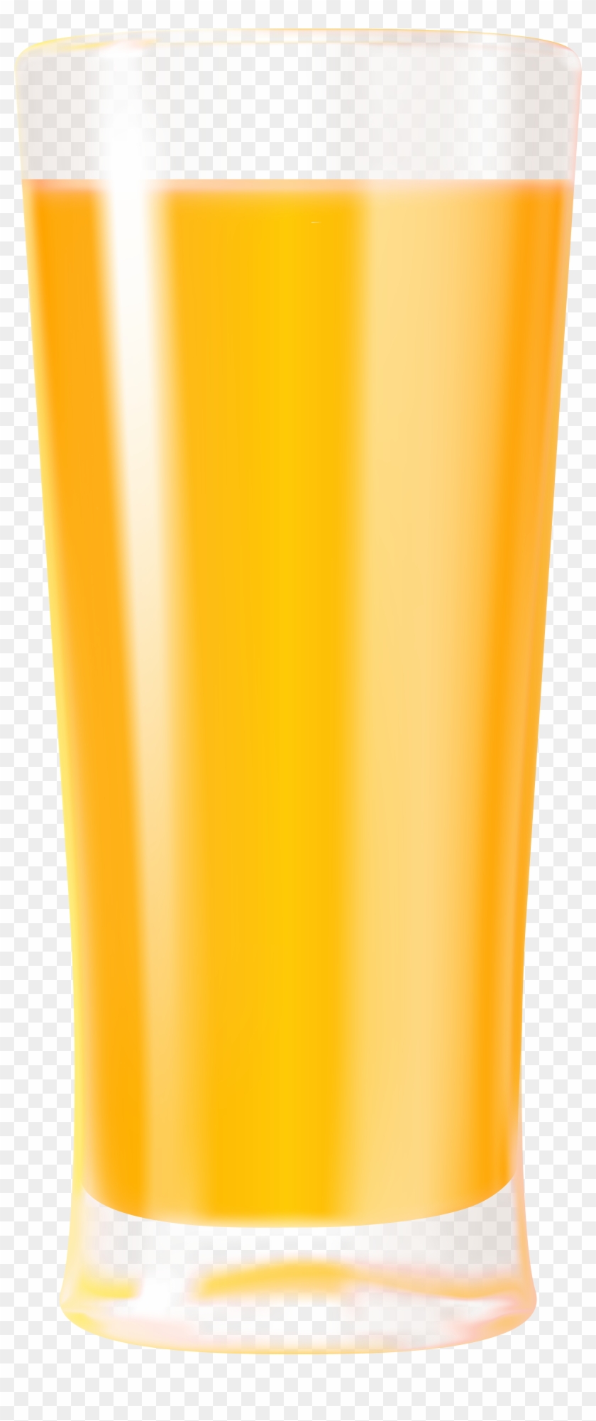 Glass With Orange Juice Png Clip Art Image - Beer Transparent Png #270196