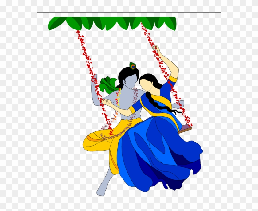 Gods Clipart Radha Krishna - Lord Krishna Printed T Shirts - Png Download